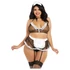 Kép 1/4 - Dreamgirls Maid Plus Size Sheer Mesh - szobalány jelmez (XL-XXL)
