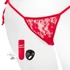 Kép 4/6 - Screaming O Panty Set - vibrációs tanga - piros (S-L)