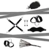 Kép 3/6 - RS Soiree Kinky Me Softly - BDSM kötöző szett - fekete (7 részes)