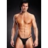 Kép 1/2 - Microf. Thong w. Metal Rings Black S/M