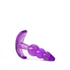 Kép 3/5 - B YOURS TRIPLE BEAD ANAL PLUG PURPLE
