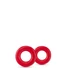 Kép 2/4 - STAY HARD DONUT RINGS RED