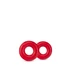 Kép 2/4 - STAY HARD DONUT RINGS OVERSIZED RED