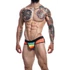 Kép 2/5 - C4M-Mixed Jockstrap-Rainbow-XL