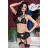 Kép 1/6 - CR 4220 M Black Open Bra 3 pc Set