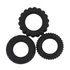 Kép 3/5 - Titan 3 in 1 Silicone Rings Black