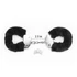 Kép 2/6 - Fetish Pleasure Fluffy Hand Cuffs Black