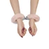 Kép 7/7 - Fetish Pleasure Fluffy Hand Cuffs Pink
