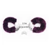 Kép 2/6 - Fetish Pleasure Fluffy Hand Cuffs Purple
