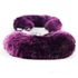 Kép 5/6 - Fetish Pleasure Fluffy Hand Cuffs Purple