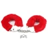 Kép 3/6 - Fetish Pleasure Fluffy Hand Cuffs Red