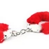 Kép 4/6 - Fetish Pleasure Fluffy Hand Cuffs Red