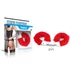 Kép 1/6 - Fetish Pleasure Fluffy Hand Cuffs Red
