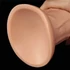 Kép 3/14 - 9.5'' Realistic Curved Dildo Flesh