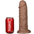 Kép 11/16 - 10.5'' Realistic Chubby Vibrating Dildo Brown