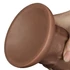 Kép 16/16 - 10.5'' Realistic Chubby Vibrating Dildo Brown
