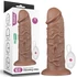 Kép 1/16 - 10.5'' Realistic Chubby Vibrating Dildo Brown