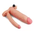 Kép 4/5 - Add 3" Vibrating Double Penis Sleeve