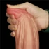 Kép 7/8 - 10" Dual-layered Silicone Nature Cock Brown