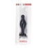 Kép 1/2 - 4.5" Glass Romance Anal Plug Black