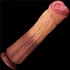 Kép 2/8 - 12'' Dual layered Platinum Silicone Cock
