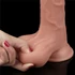 Kép 7/15 - 9.5'' Sliding Skin Dual Layer Dong - Whole Testicle