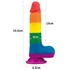 Kép 7/7 - 7.5'' Prider Dildo