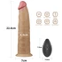 Kép 8/8 - 9.0'' Dual Layered Platinum Silicone Rotator