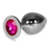 Kép 1/2 - Rosebud Classic Metal Plug L Fuchsia