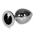Kép 1/2 - Rosebud Classic Metal Plug L Black