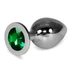Kép 1/2 - Rosebud Classic Metal Plug L Green