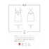 Kép 5/5 - 828-CHE-1 chemise & thong  S/M