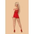 Kép 2/5 - 838-BAB-3 babydoll & thong red  S/M