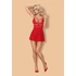 Kép 1/5 - 838-BAB-3 babydoll & thong red  S/M