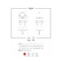 Kép 5/5 - 838-SET-3 set 2-pcs red  S/M