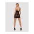 Kép 2/4 - Wonderia chemise & thong black  S/M