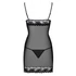 Kép 4/4 - Wonderia chemise & thong black  S/M