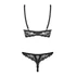 Kép 6/7 - Letica 2 pcs cupless set black L/XL