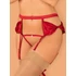 Kép 2/7 - Rubinesa garter belt & crotchles thong  S/M