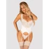 Kép 1/5 - Amor Blanco underwire corset & thong white L/XL