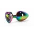 Kép 4/7 - X-MEN Secret Shine Metal Butt Plug Rainbowheart S
