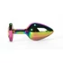 Kép 5/7 - X-MEN Secret Shine Metal Butt Plug Rainbowheart S