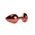 Kép 3/5 - X-MEN Secret Shine Metal Butt Plug Rose Gold Heart L