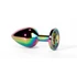 Kép 5/5 - X-MEN Secret Shine Metal Butt Plug Rainbow L