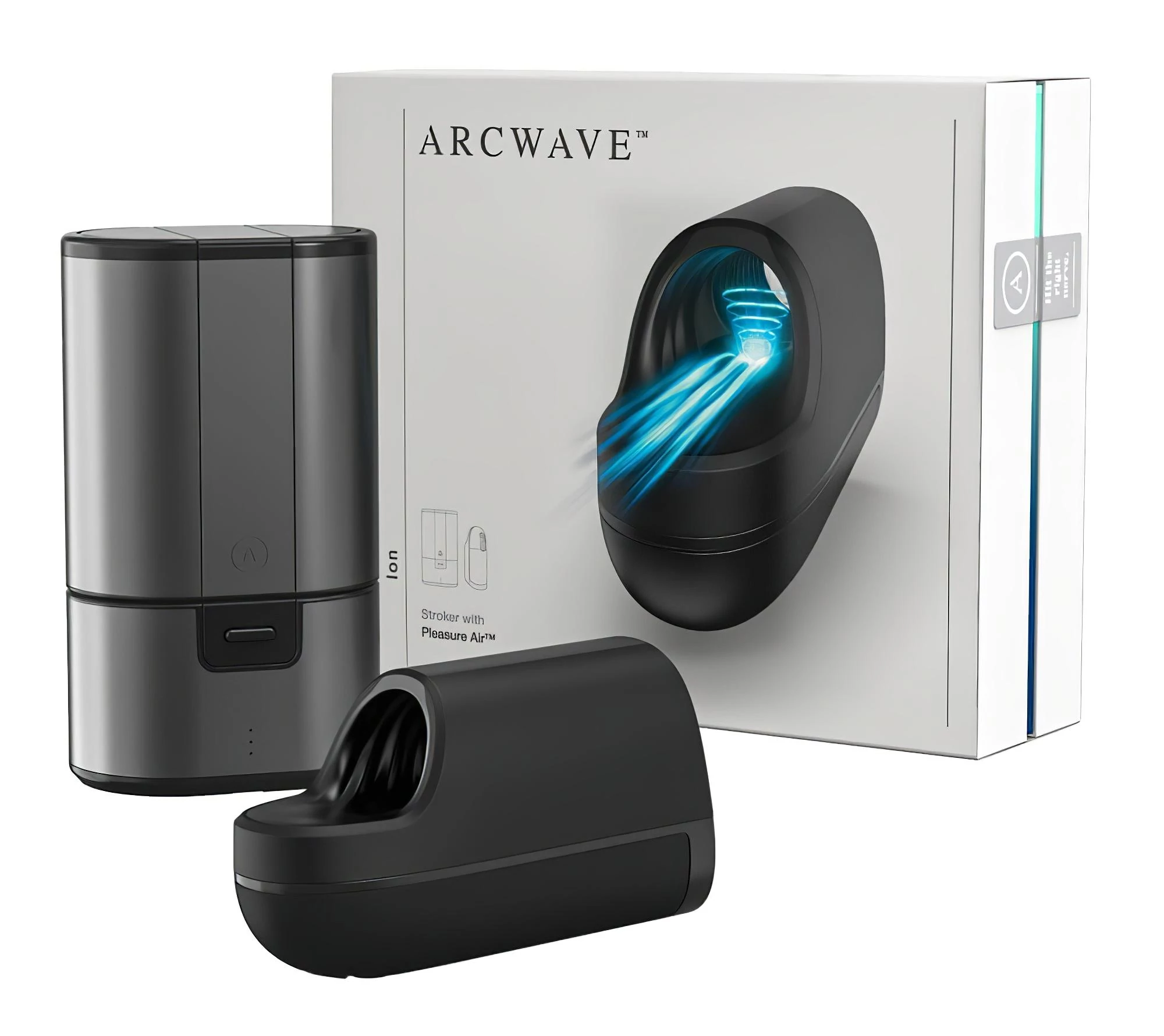 Arcwave Ion - léghullámos maszturbátor lló(fekete)