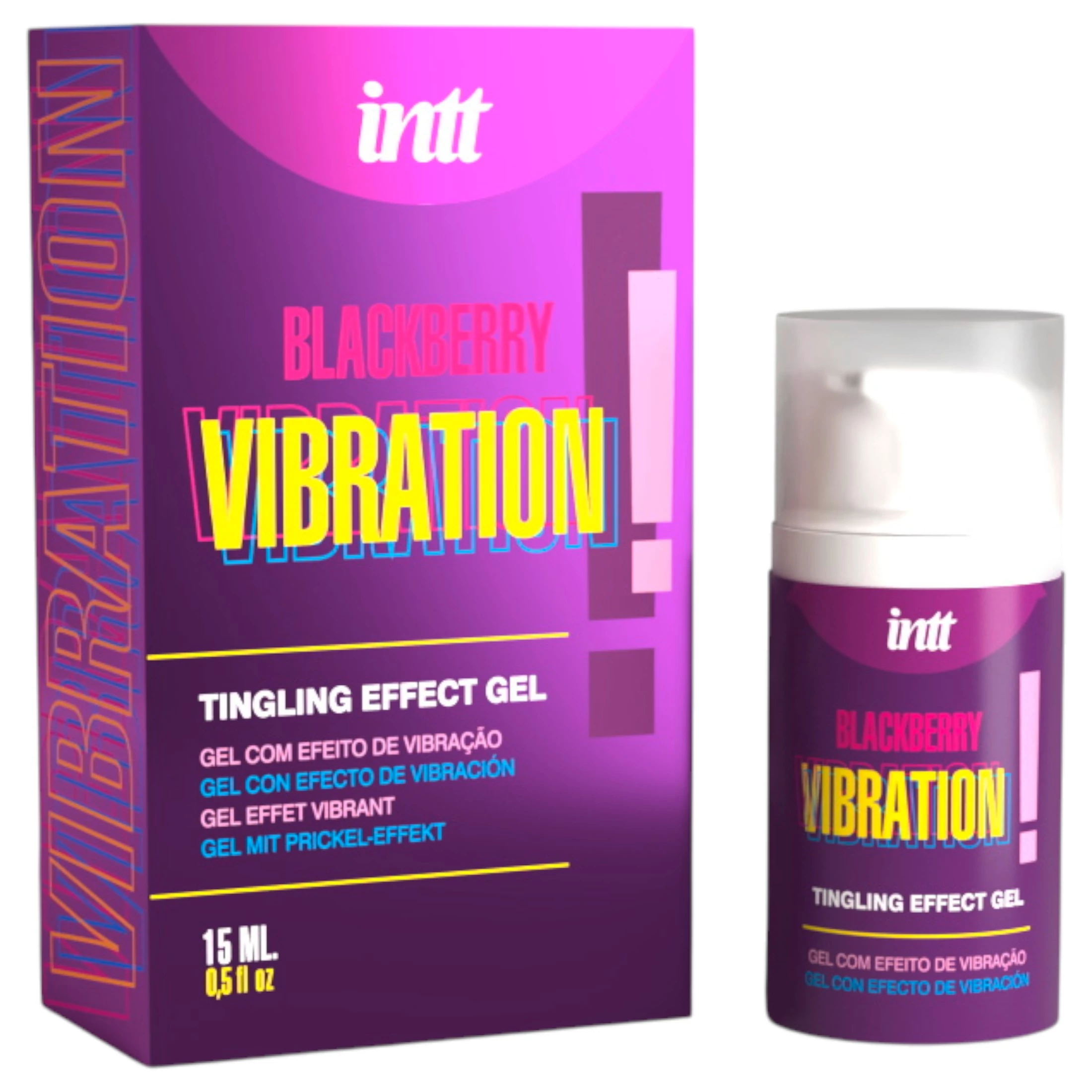 Intt Vibration! - folyékony vibrátor - szeder (15ml)
