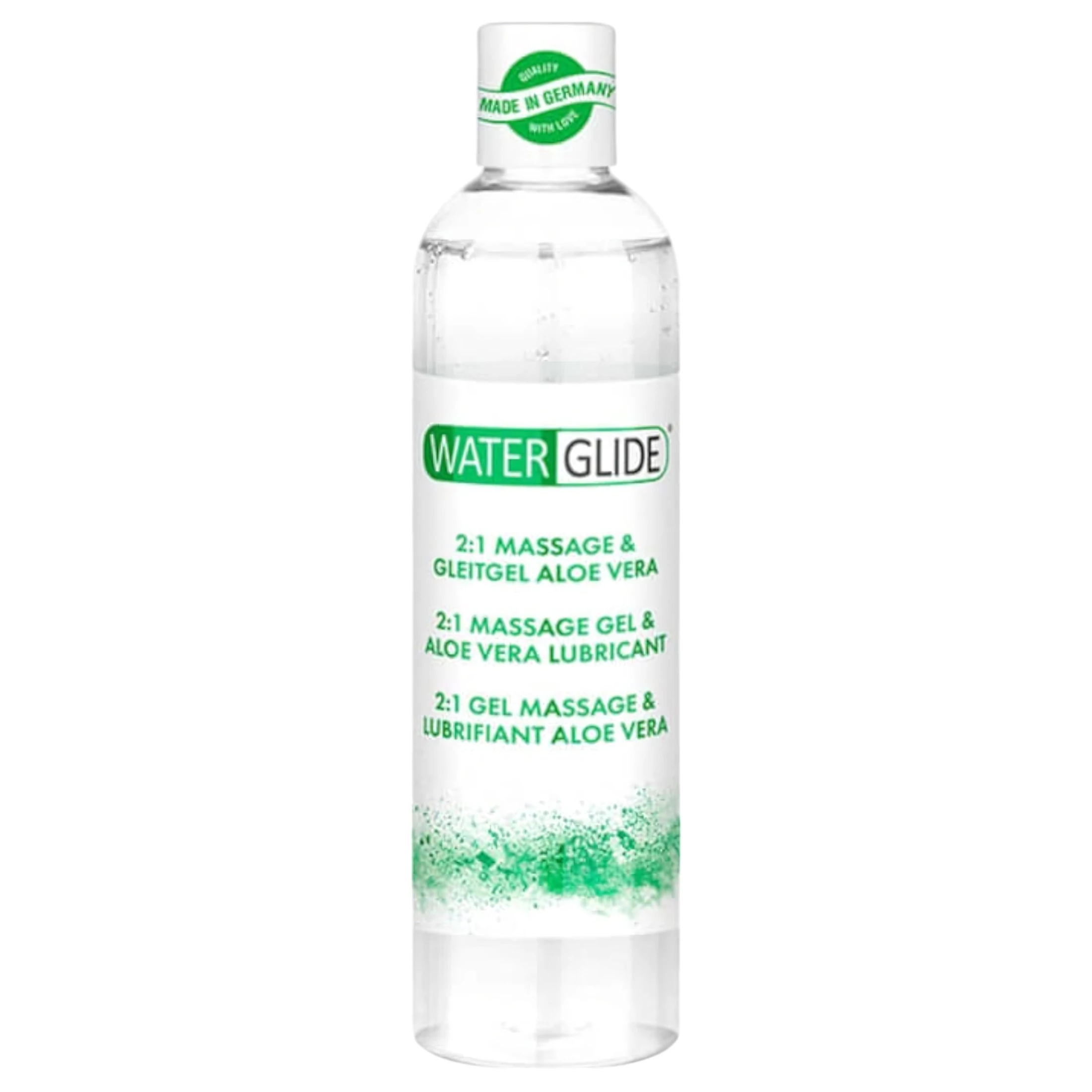 Waterglide 2in1 – aloe verás síkosító és masszázsgél (300 ml)