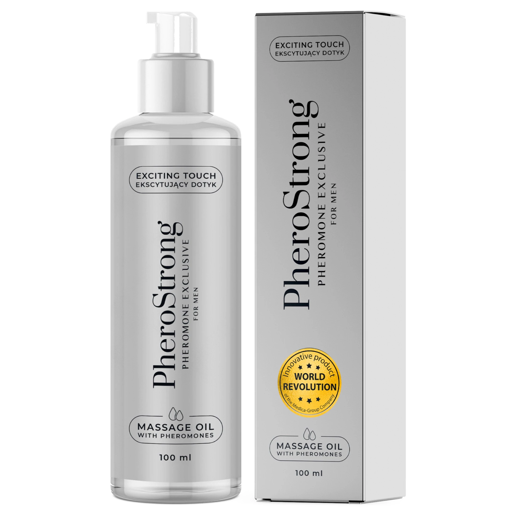 PheroStrong Exclusive - masszázsolaj nőknek (100ml)