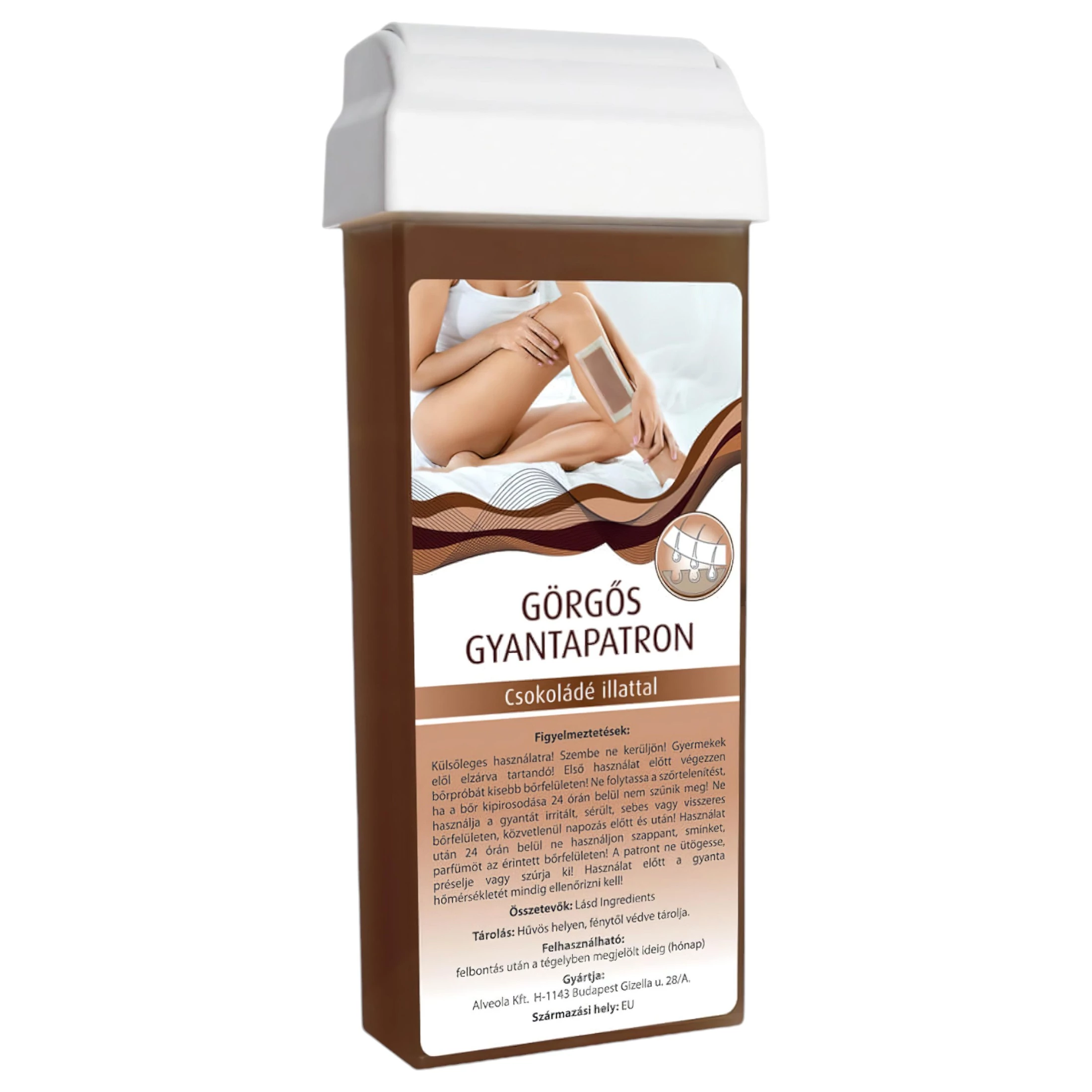 Görgős gyanta patron széles görgőfejjel (100ml) - csoki illat