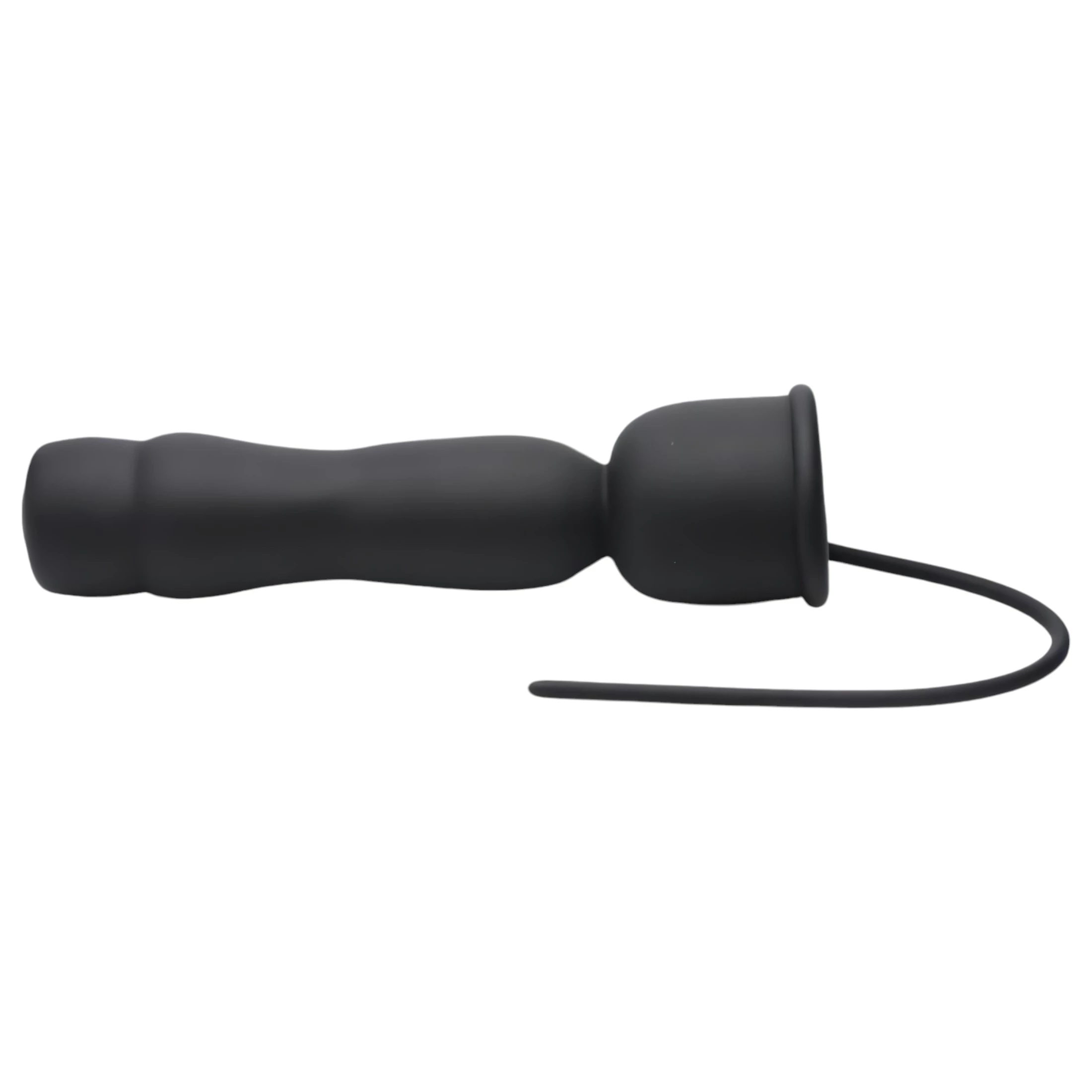 Trinity Vibes - 2in1 dilator és makkvibrátor (fekete)